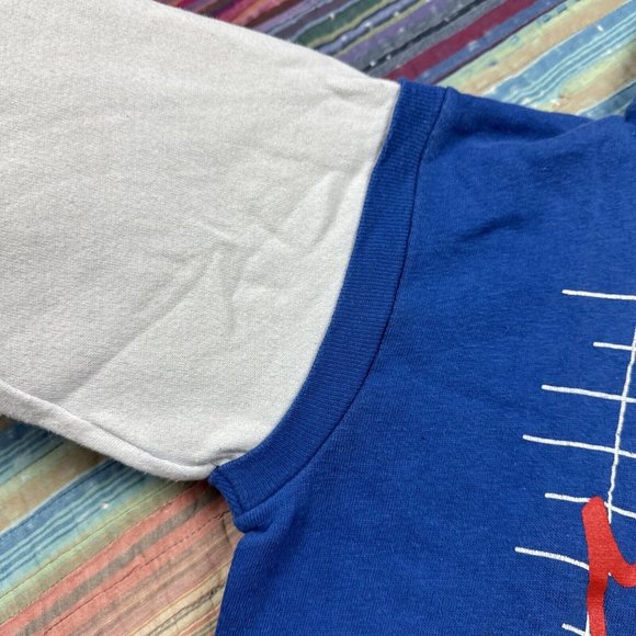 Vintage Marshall Net Two Tone Mens Large Pullover Hoodie Sportswear Skate Grunge - Picture 4 of 11